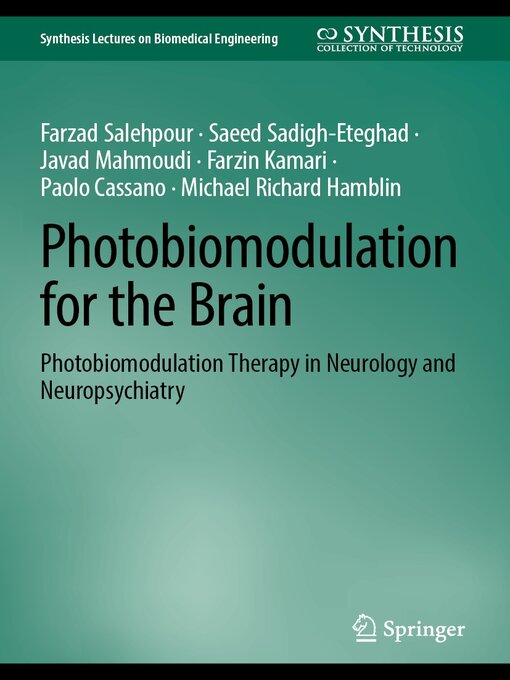 Title details for Photobiomodulation for the Brain by Farzad Salehpour - Available